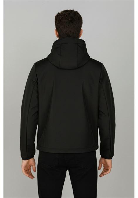 GIUBB. CAPP ZIP SOFTSHELL PILE MK24010/NERO N MARKUP