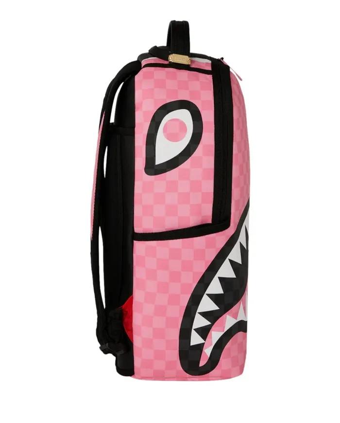 PINK AND BLACK TEAR SIP BACKPACK 