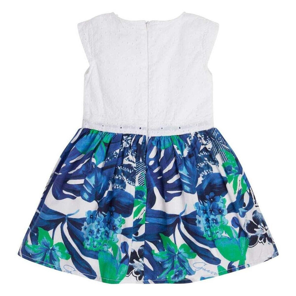 MIXED FABRIC SS DRESS 