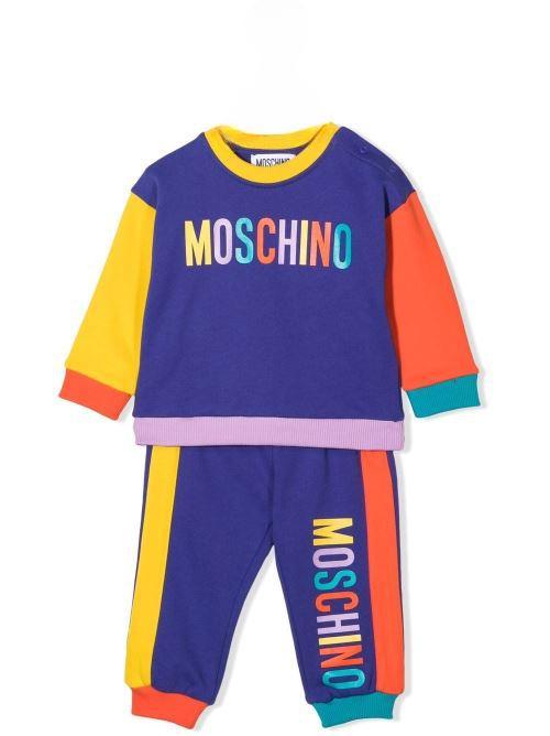 FELPA+PANTALONE MUK043 LCA15/50910 MOSCHINO BABY