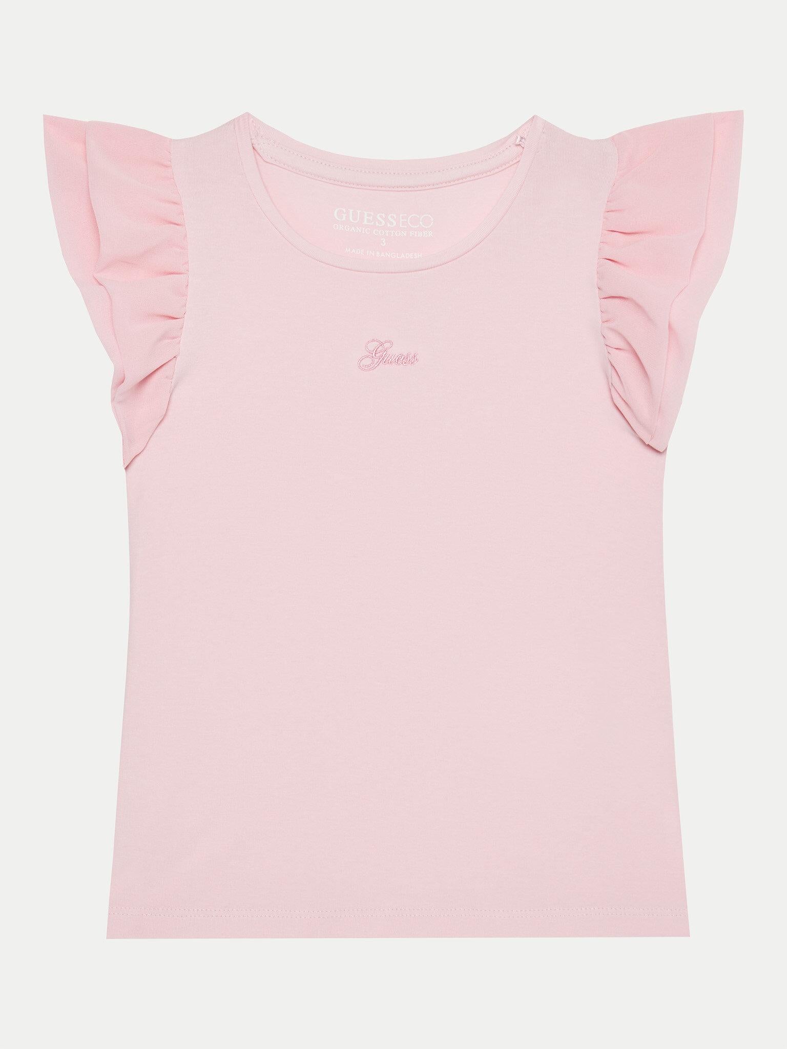 SS T-SHIRT W/CHIFFON 