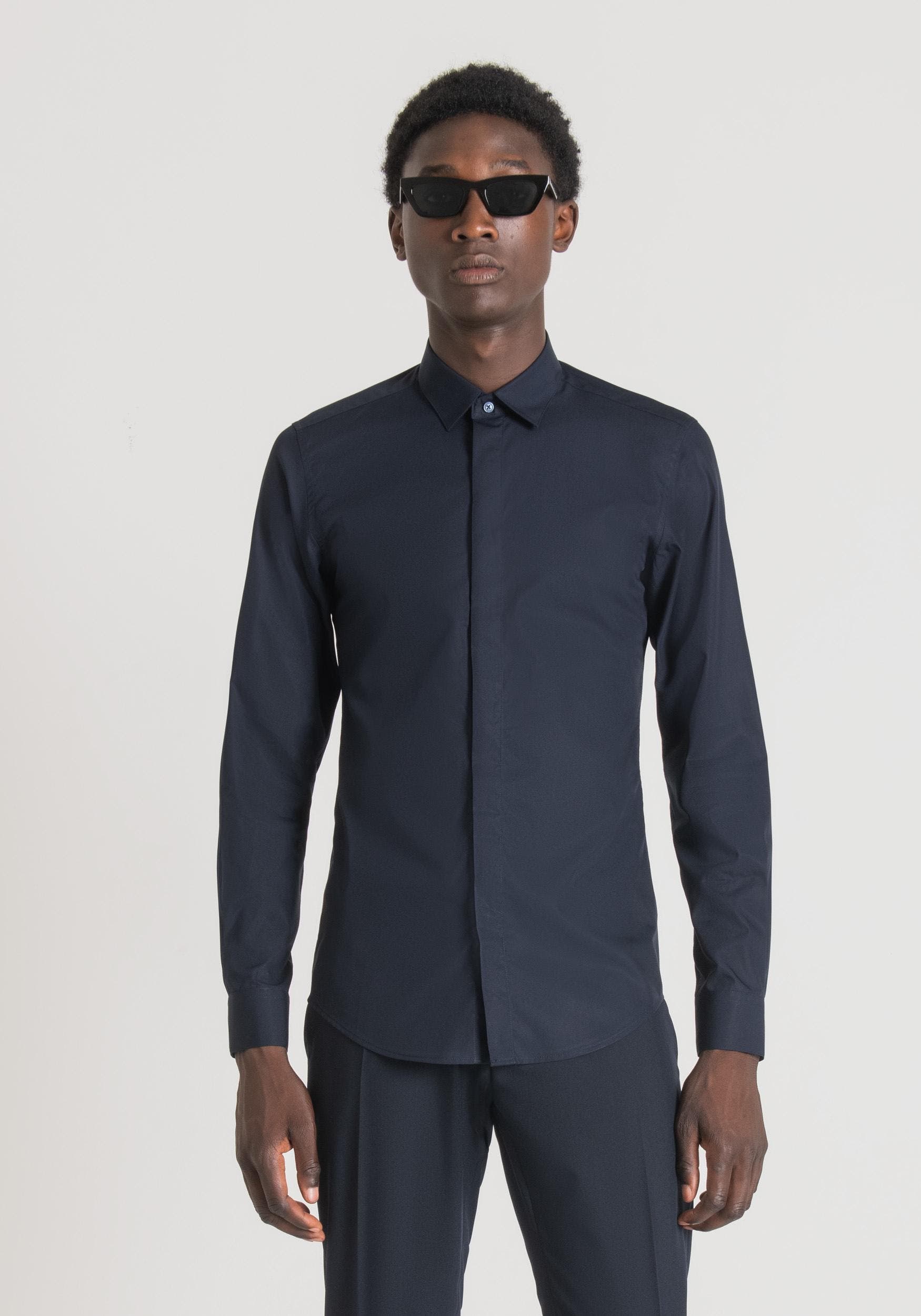 CAMICIA LONDON SLIM FIT IN COT 