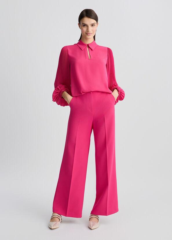ECS PANT.PALAZZO H.W. 