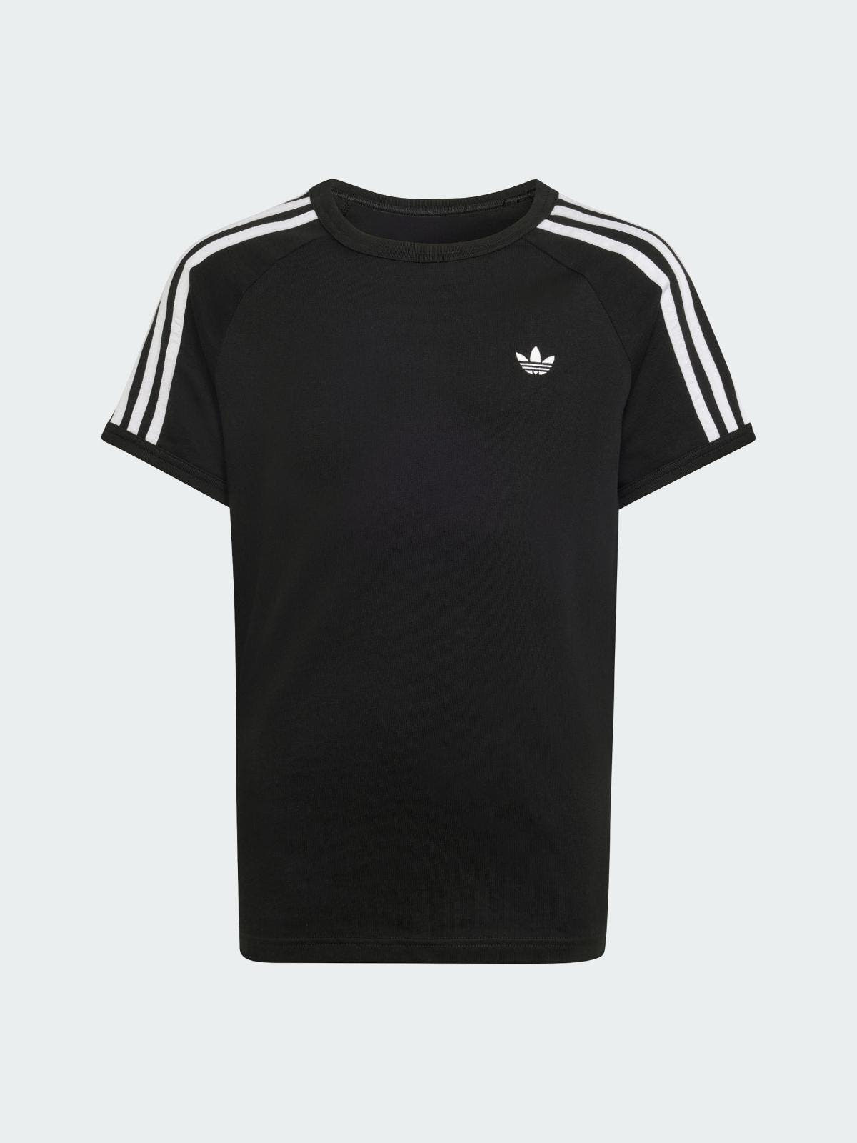 3 STRIPE TEE        BLACK/WHITE 