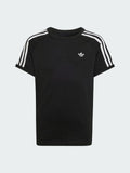 3 STRIPE TEE        BLACK/WHITE 