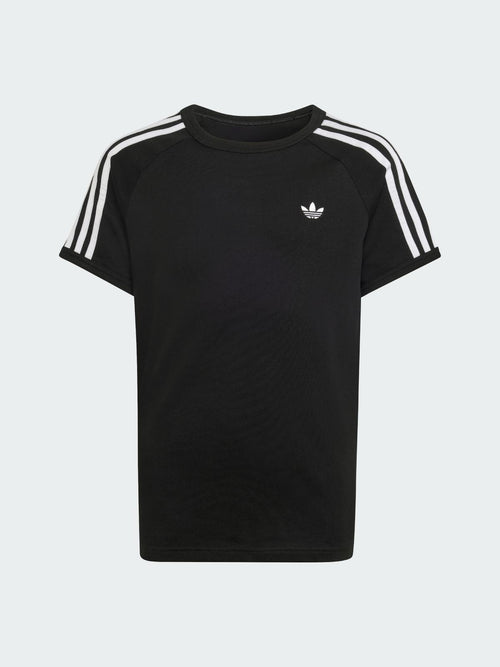3 STRIPE TEE        BLACK/WHITE 