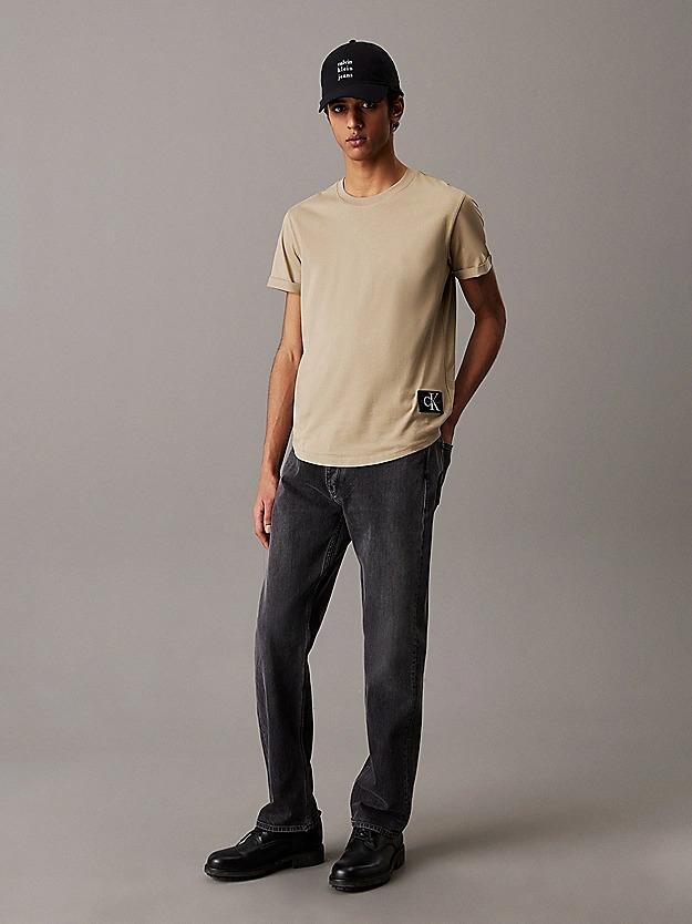 BADGE TURN UP SLEEVE J30J323482/HI0 CALVIN KLEIN JEANS