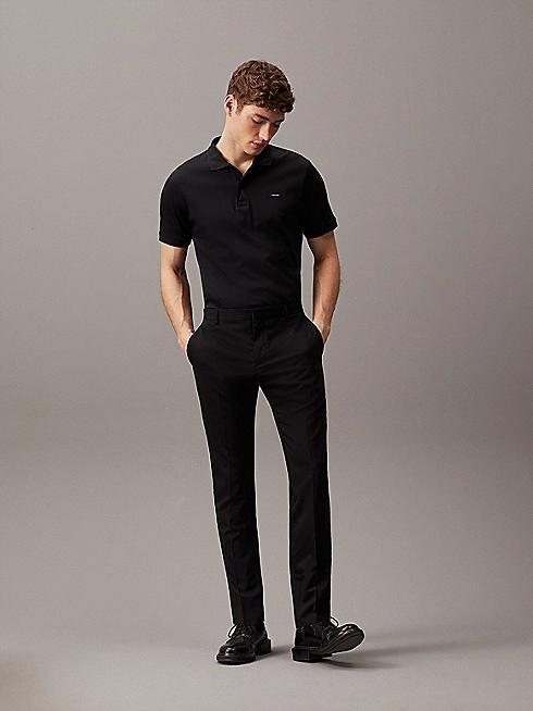 SMOOTH COTTON  SLIM POLO K10K111657/BEH CALVIN KLEIN