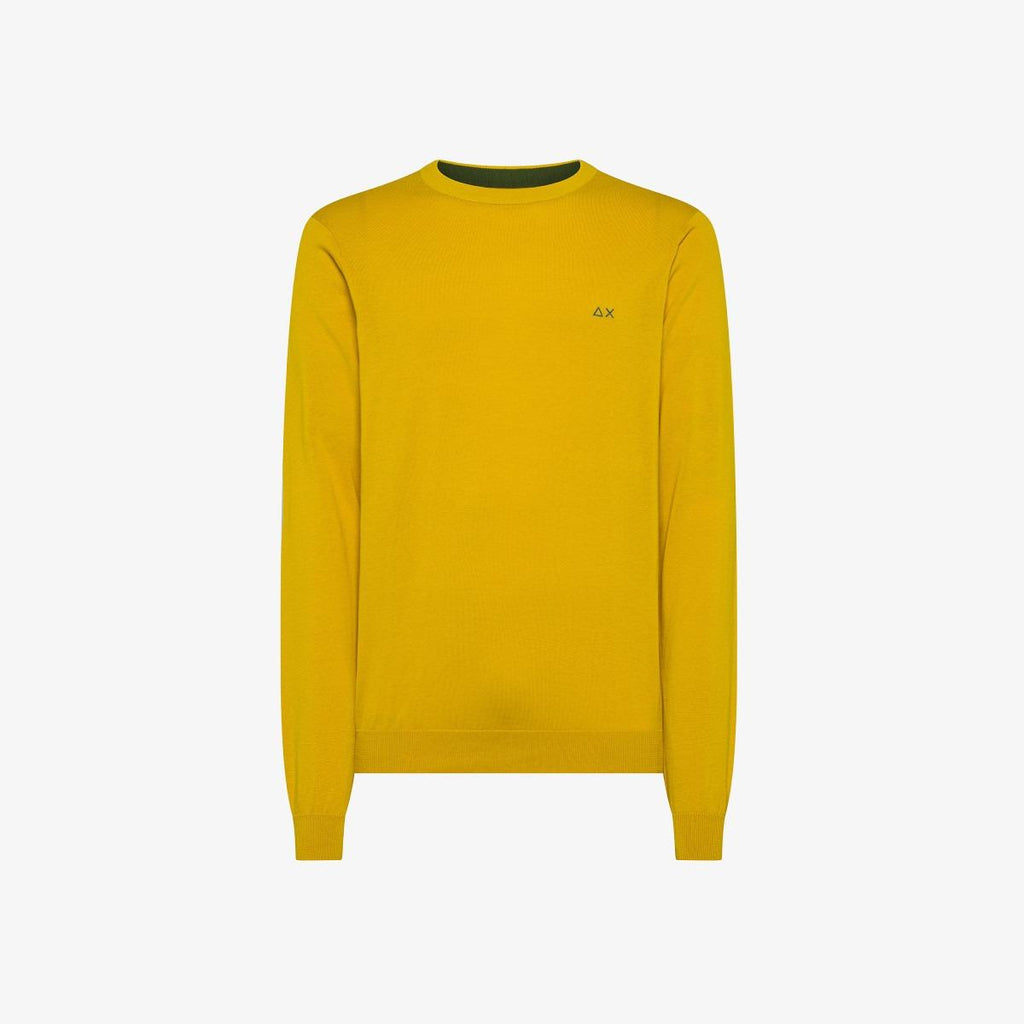 SWEATER ELBOW CONTRAST COLOR 