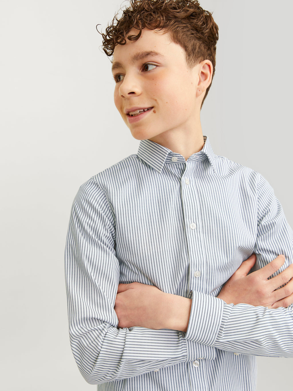JJJOE PRINT SHIRT LS AW 24 JR 