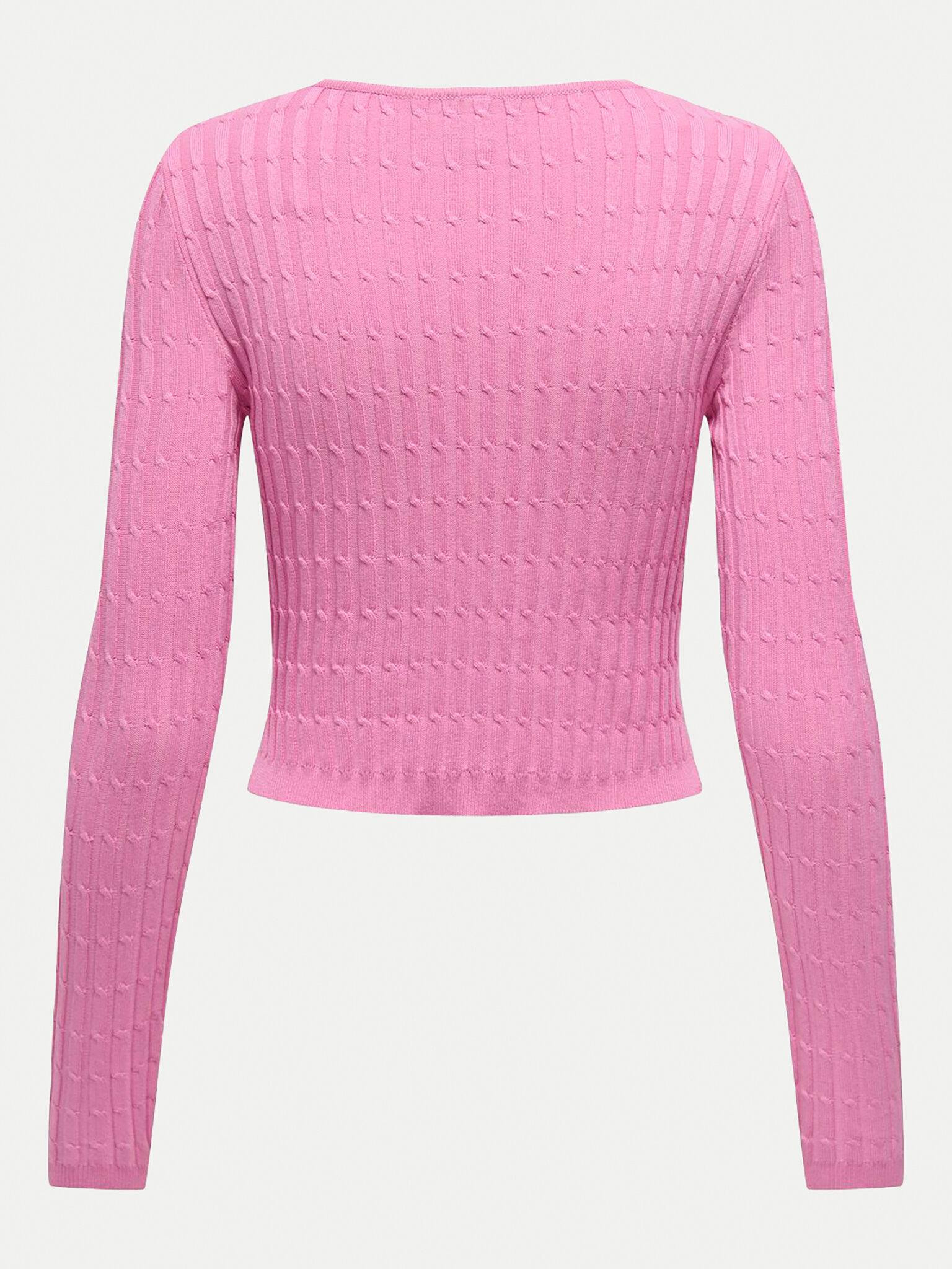 ONLMEDDI LS CABLE CROP O-NECK CC KNT 