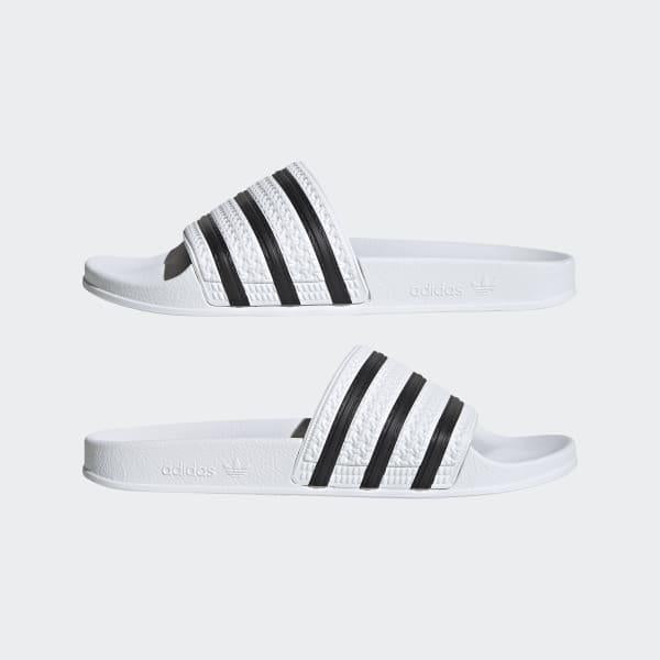 ADILETTE            WHITE/CBLACK/WHITE 