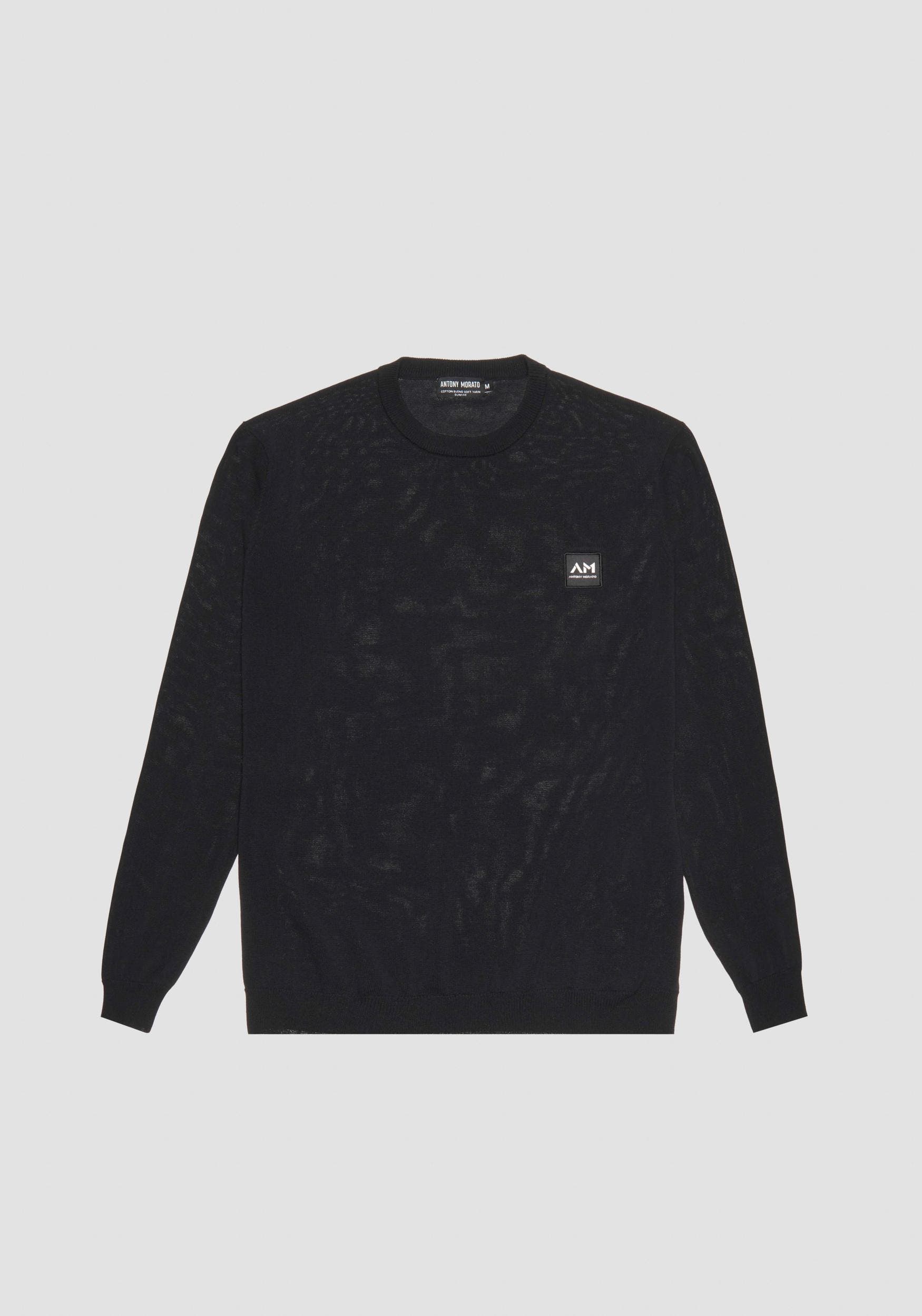 MAGLIA SLIM FIT IN FILATO MIST 