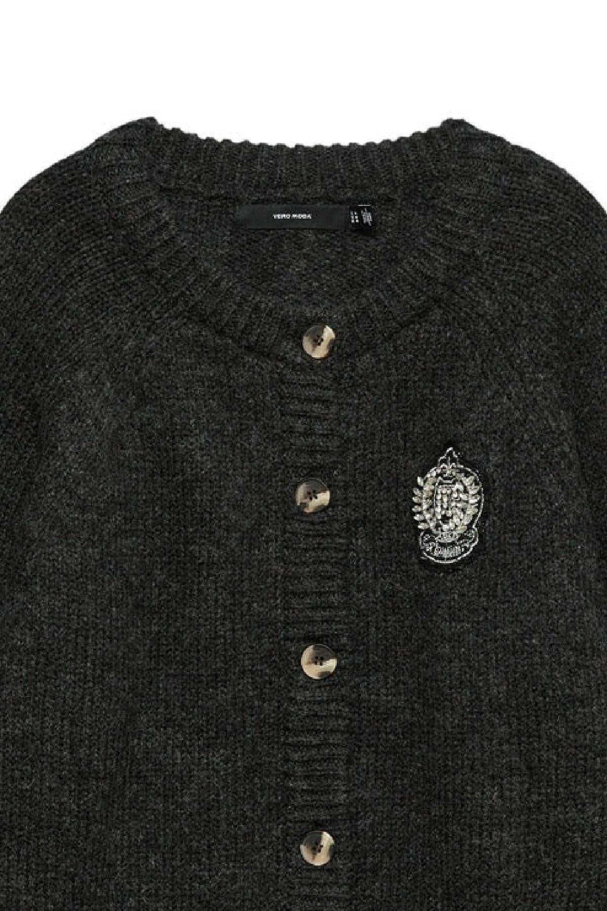 10335022/Dark Grey Melange VERO MODA