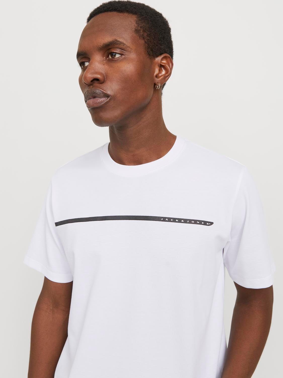 12273120/Bright White JACK AND JONES