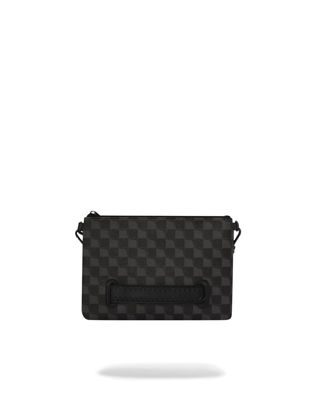 SHARKS IN PARIS BALLOON BLACK<BR/>CROSSOVER CLUTCH 