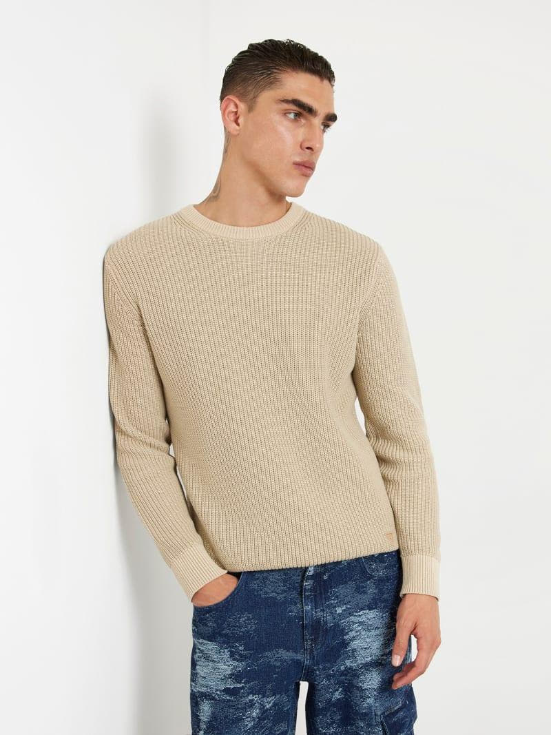 DELMAR CN LS WASHED RIBBED SWT 