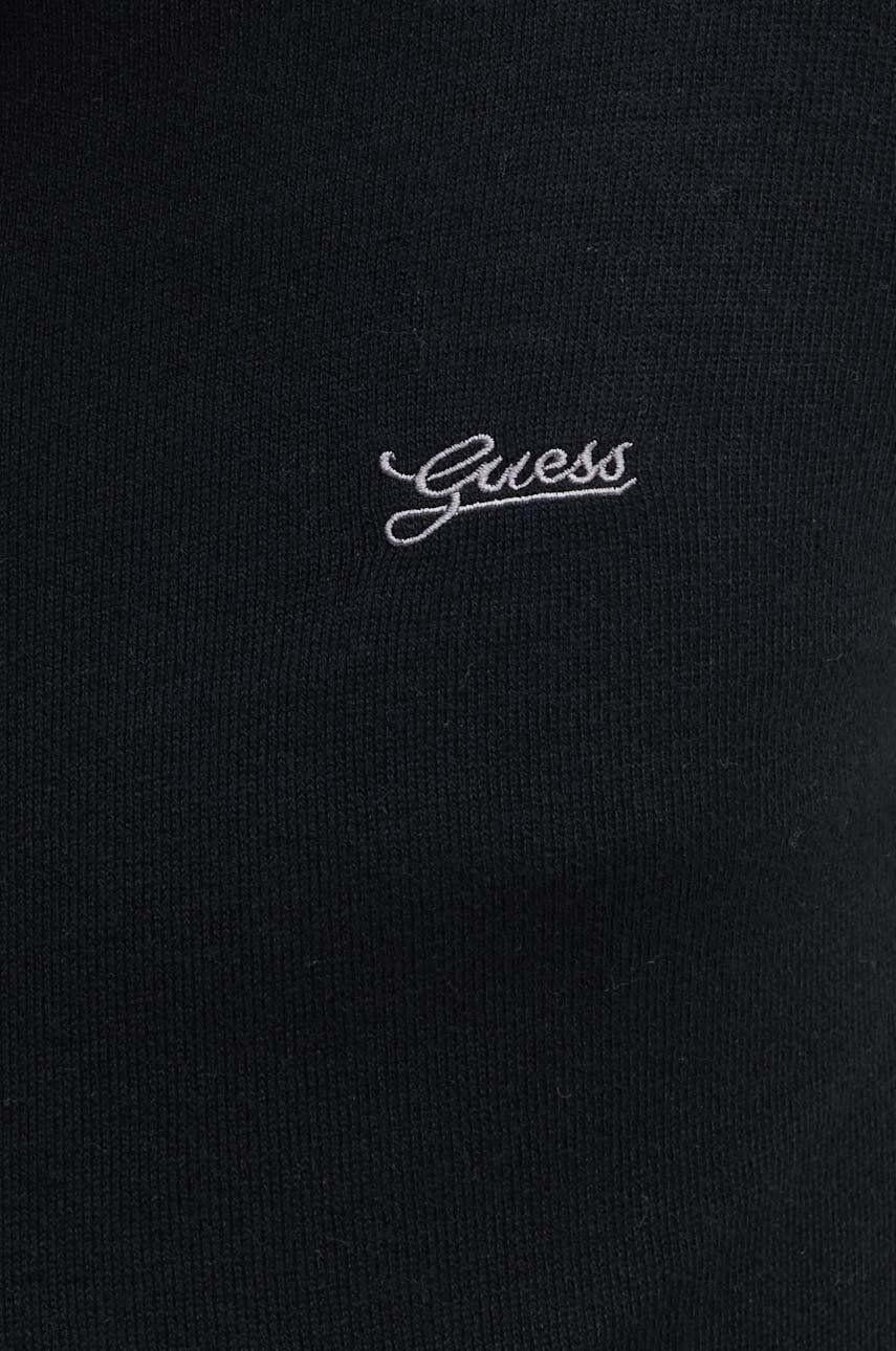 DARRELL LS ZIPPED CARDI BASIC M4YR03Z3052/JBLK GUESS