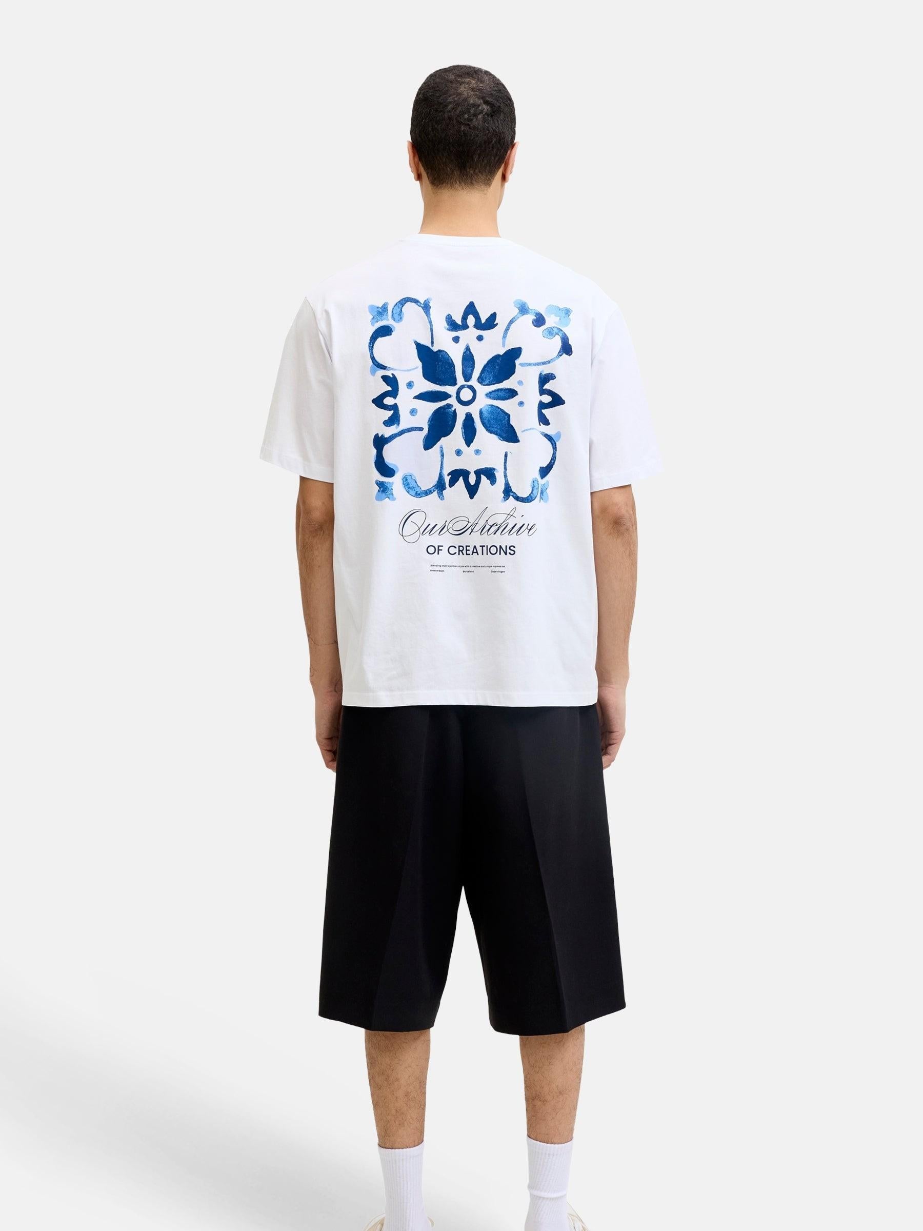 JJART PRINT TEE SS CREW NECK 
