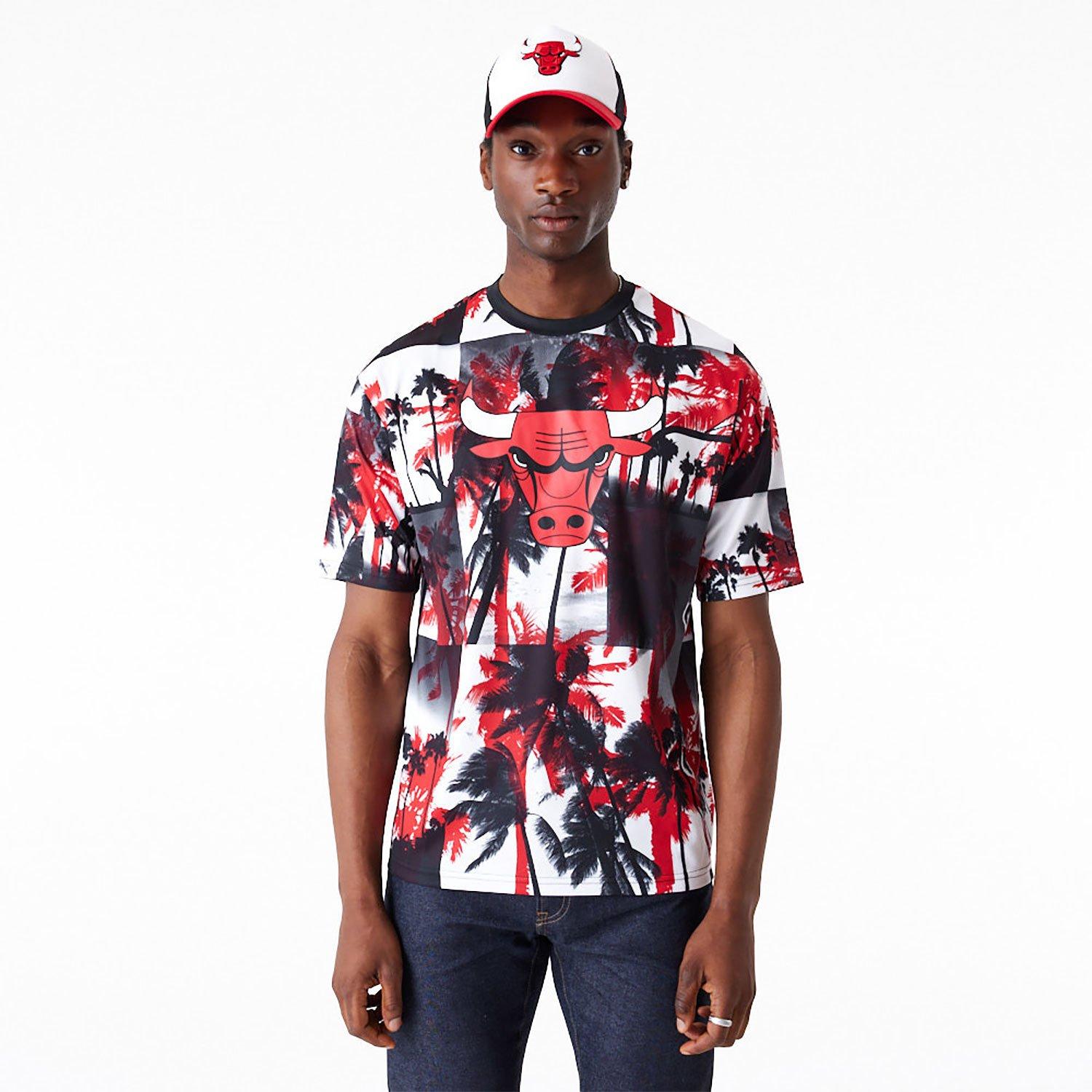 NBA PALM TREE MESH TEE CHIBUL  FDRWHI 60502576/RED NEW ERA