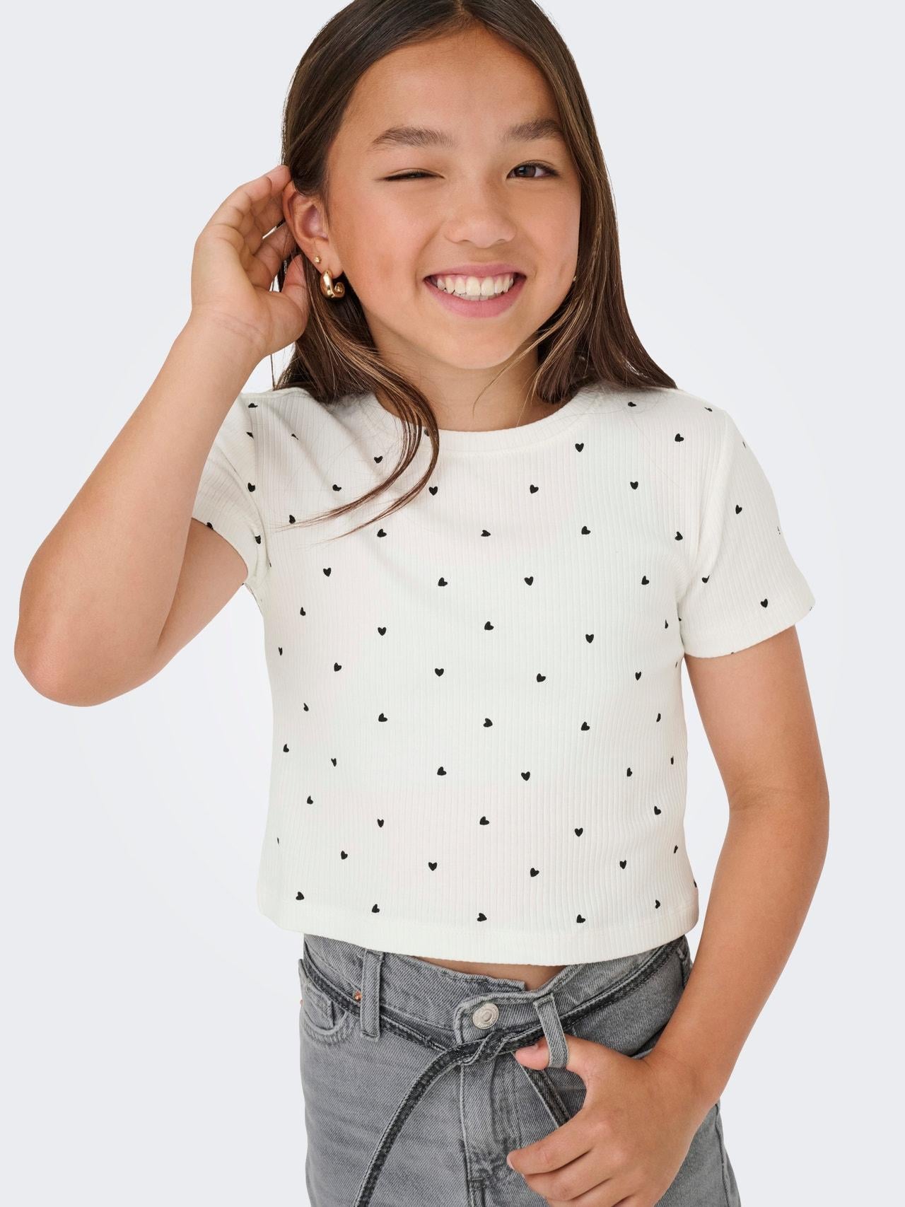 15346421/Cloud Dancer Black Hearts ONLY KIDS