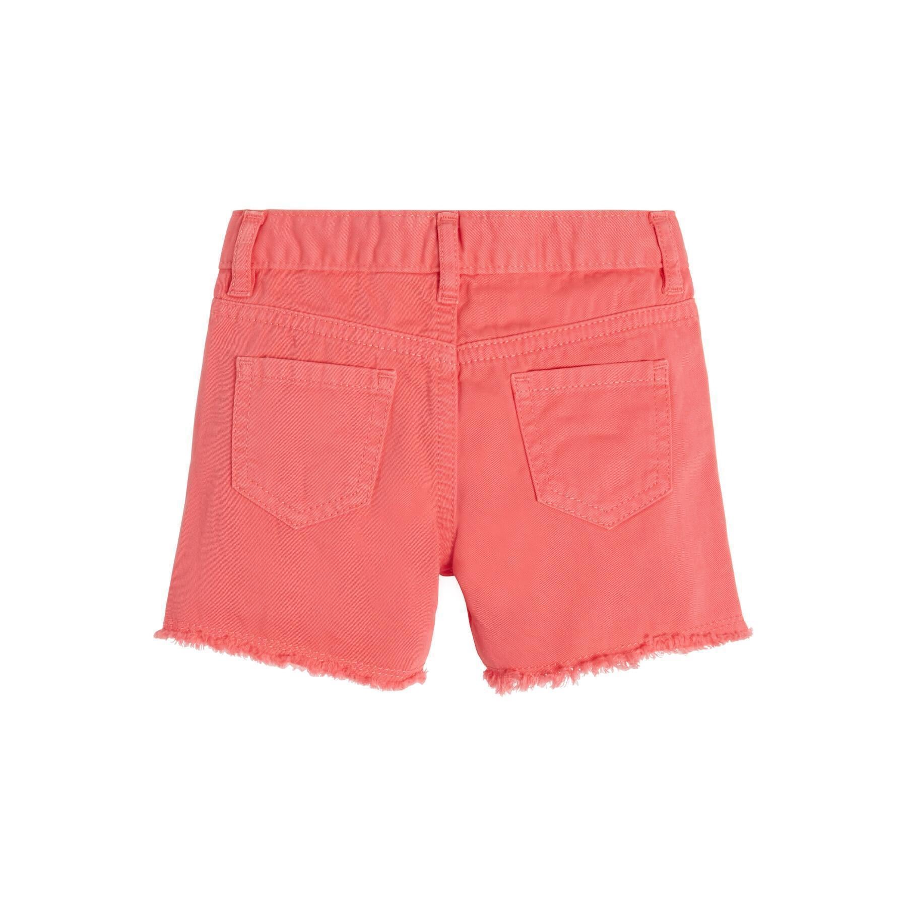 COTTON TWILL SHORTS 