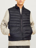 JACK AND JONES JJESPRINT BODYWARMER COLLAR NOOS
