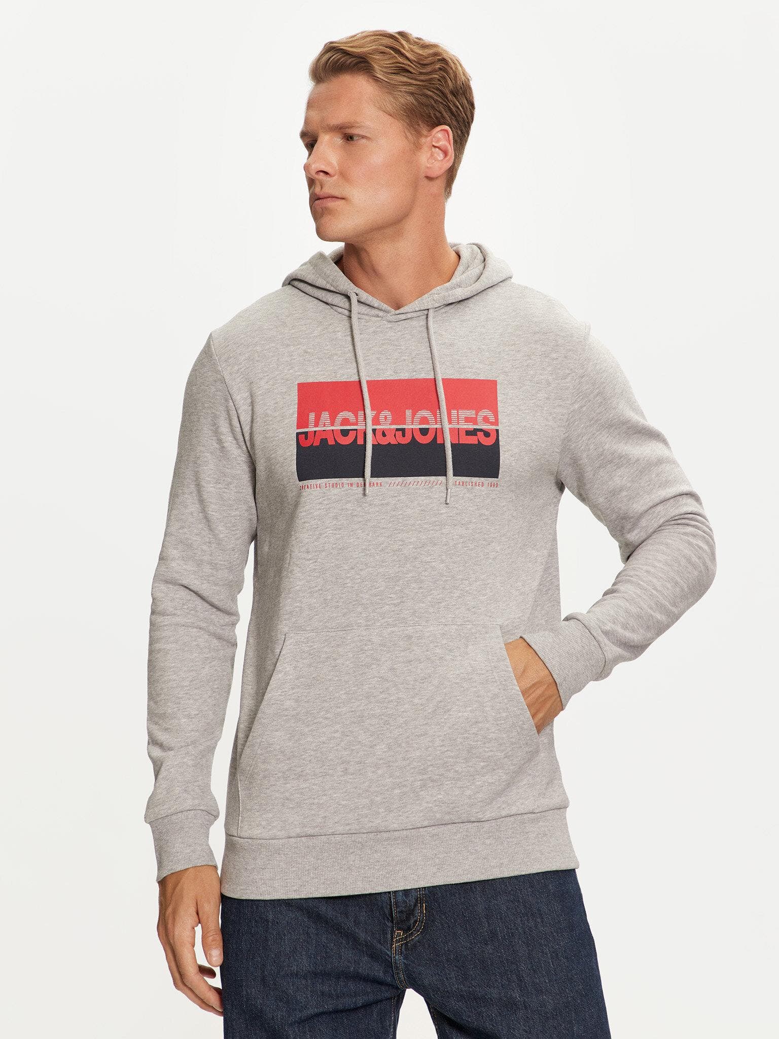 12256849/Light Grey Melange JACK AND JONES