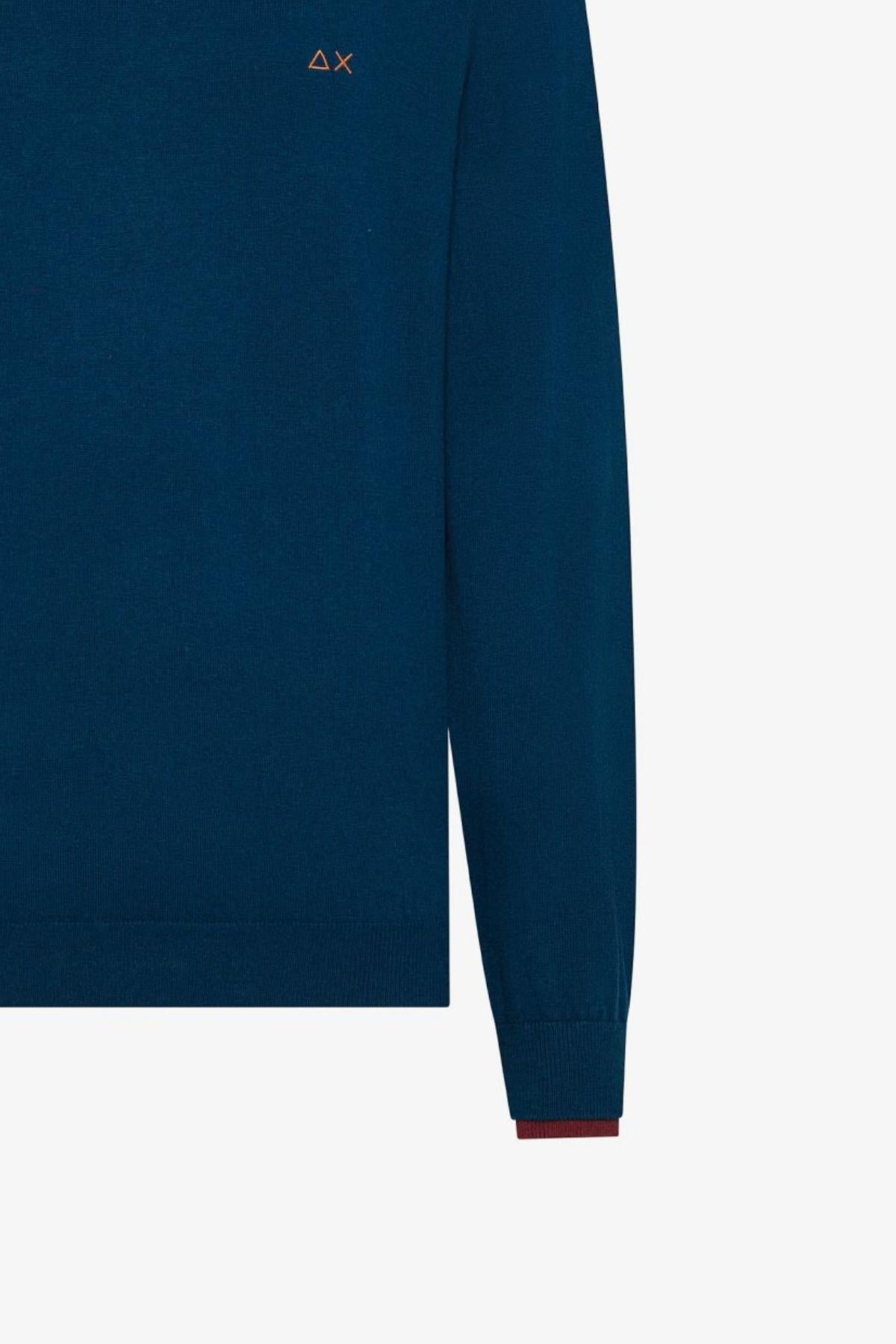 ROUND SWEATER DOUBLE RIB L/S K45141/78 SUN68