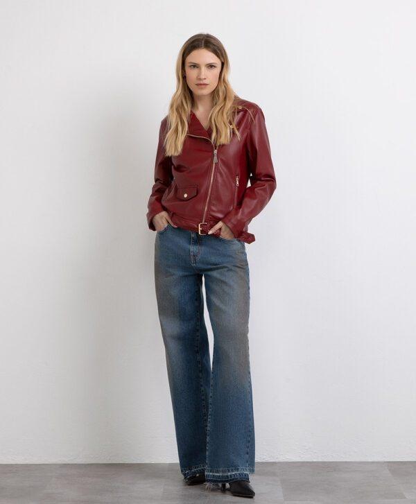 GIUBBINO CHIODO MW9640036/BORDEAUX MARKUP