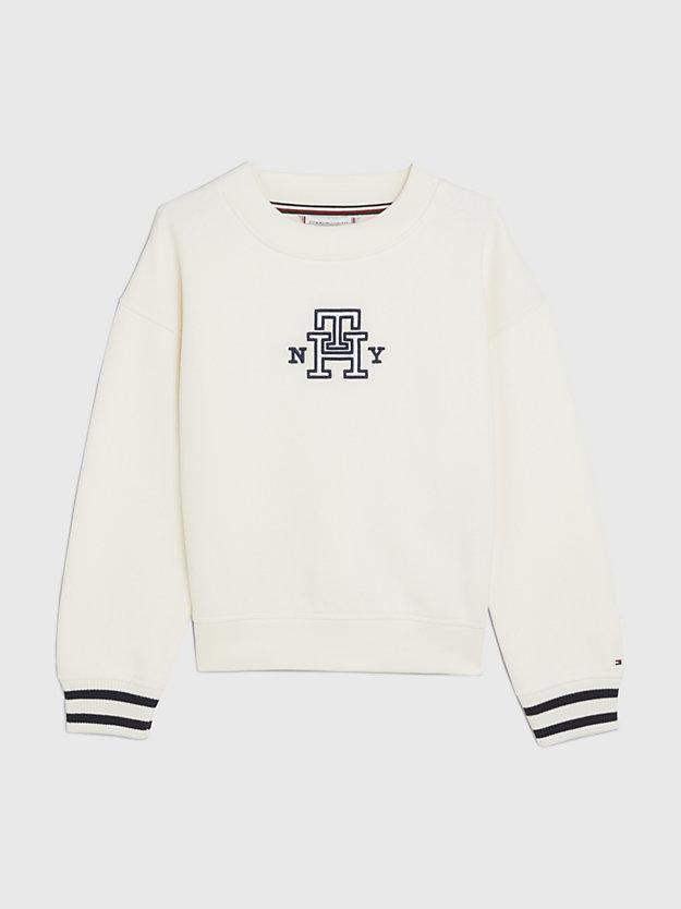 MONOGRAM SATIN APPLIQUE MOCK-N KG0KG07372T/YBH TOMMY HILFIGER