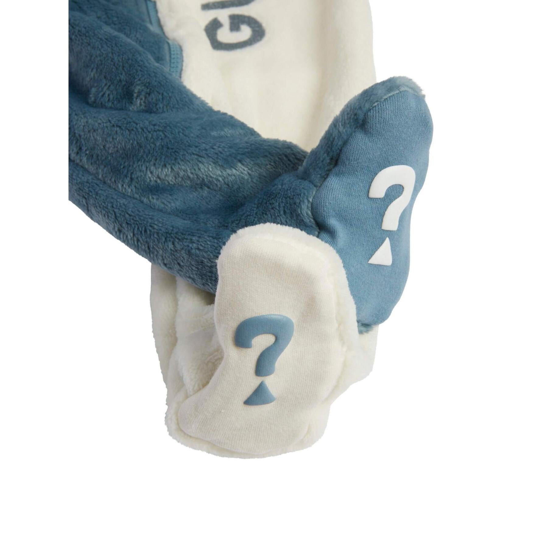 FAUX FUR OVERALL W/ZIP P3BG17WFRS0/FJ0R GUESS