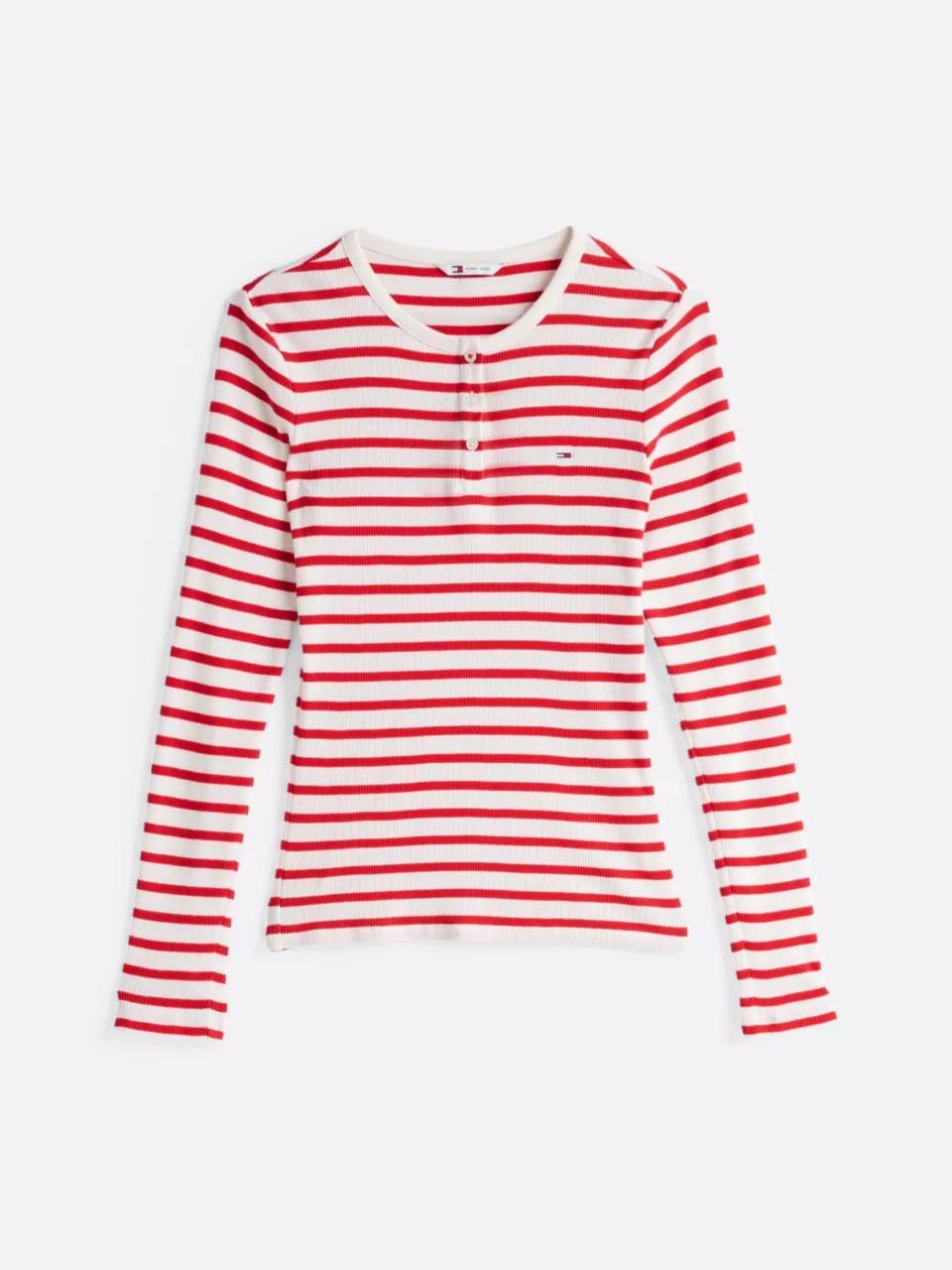 TJW SLM BUTTON RIB C DW0DW19501/0EZ TOMMY JEANS
