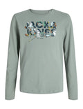 JACK JONES KIDS JJGEPLAS TEE LS CREW NECK MNI