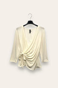 3/4 sleeve wrap top