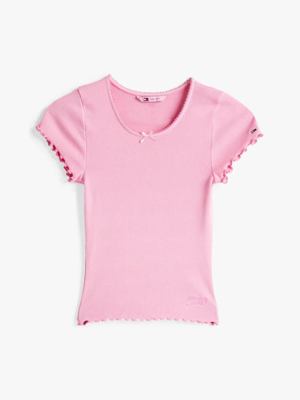 TJW SLIM SCALLOP RIB DW0DW19504/TOT TOMMY JEANS