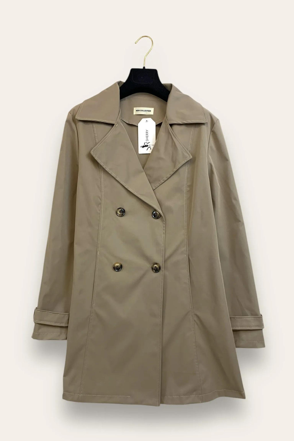 Trench corto doppiopetto 