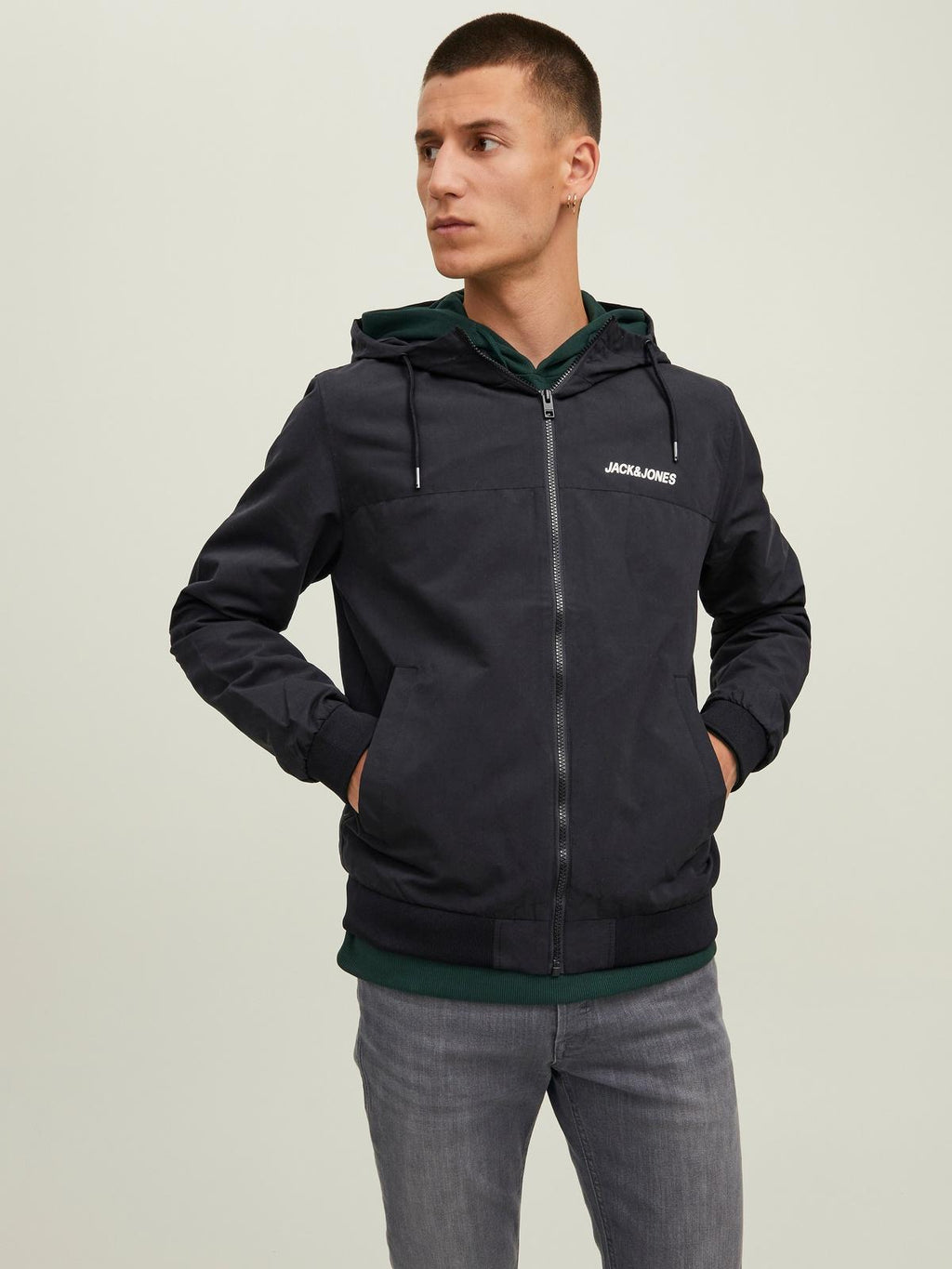 12200208/Black SOLID JACK AND JONES