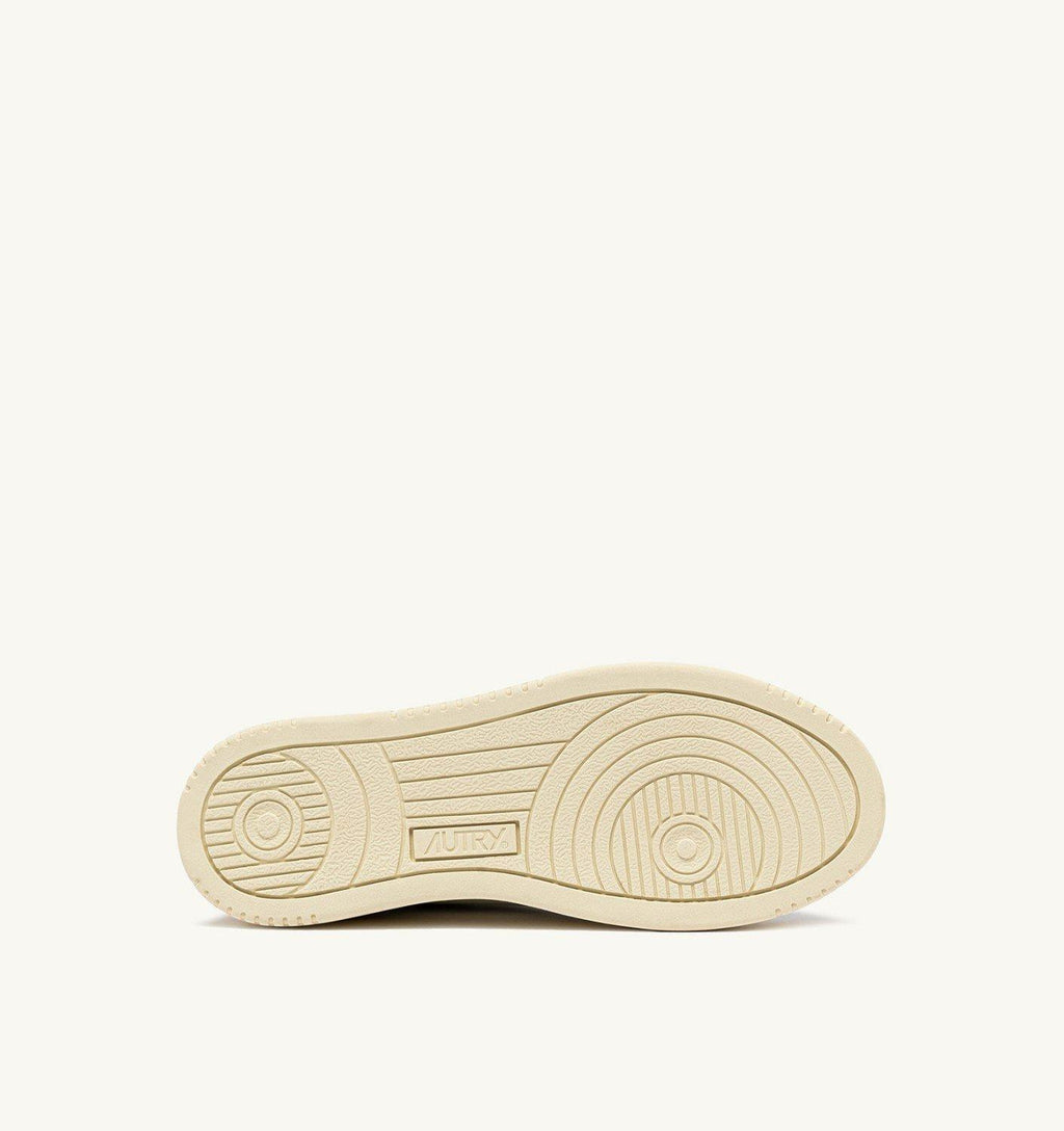 Autry Women's 01 Medalist Low Suede AULW-LS78/WHITE-TEAROSE AUTRY