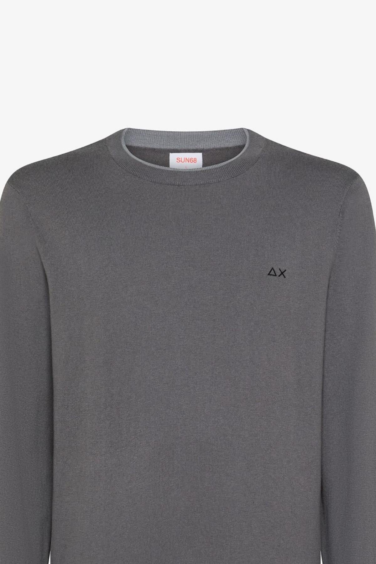 ROUND SWEATER DOUBLE RIB L/S K45141/47 SUN68