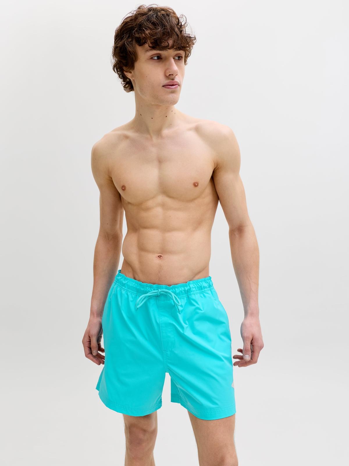 JPSTMAUI TROPIC SOLID SWIM SHORTS REG SN 