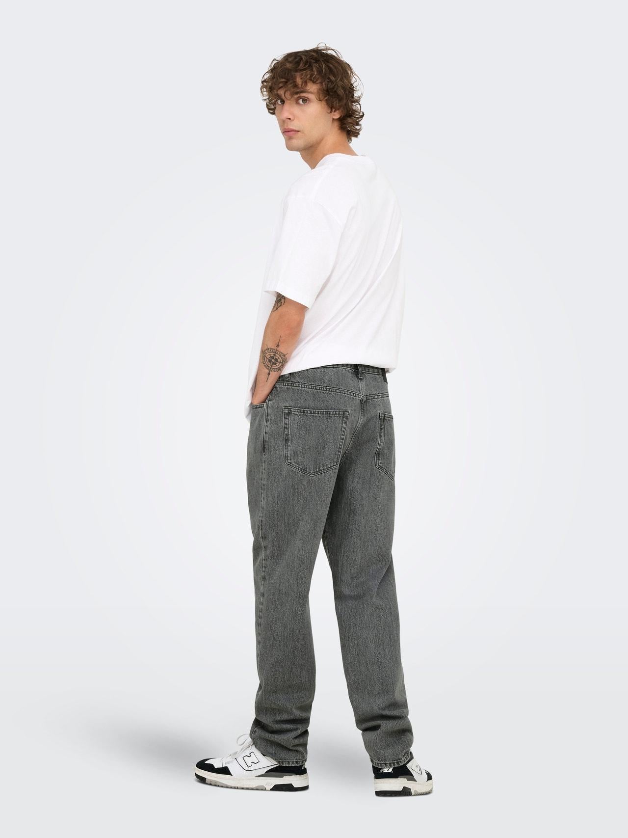 22030013/Medium Grey Denim ONLY&SONS