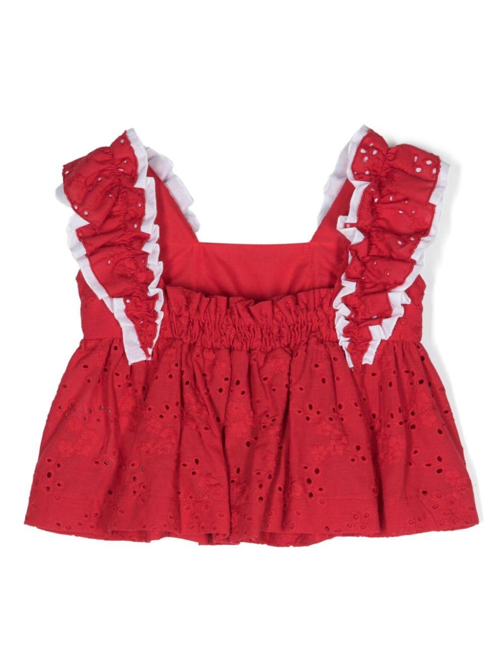 TOP MUSSOLA RICAMO SANGAL 