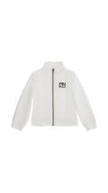 FELPA ZIP CON NERVATURE 