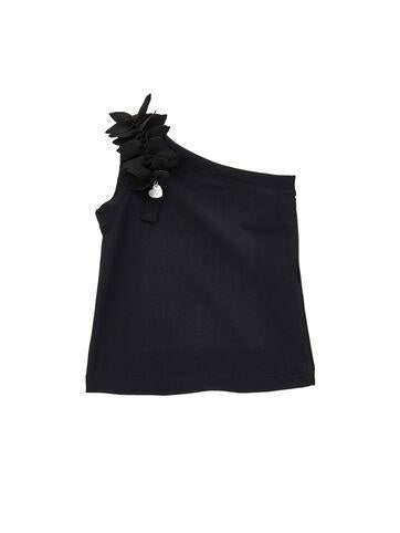 CANOTTA MONOSPALLA JERSEY 17A604 1201/0050 MONNALISA