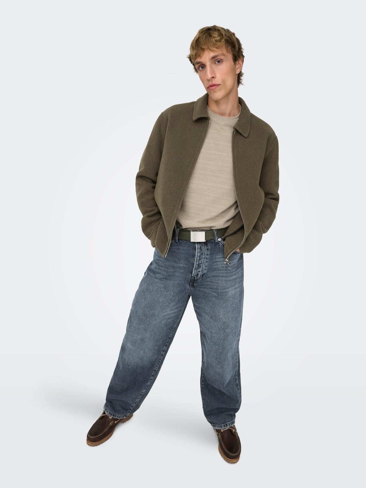 22032333/Blue Black Denim ONLY&SONS