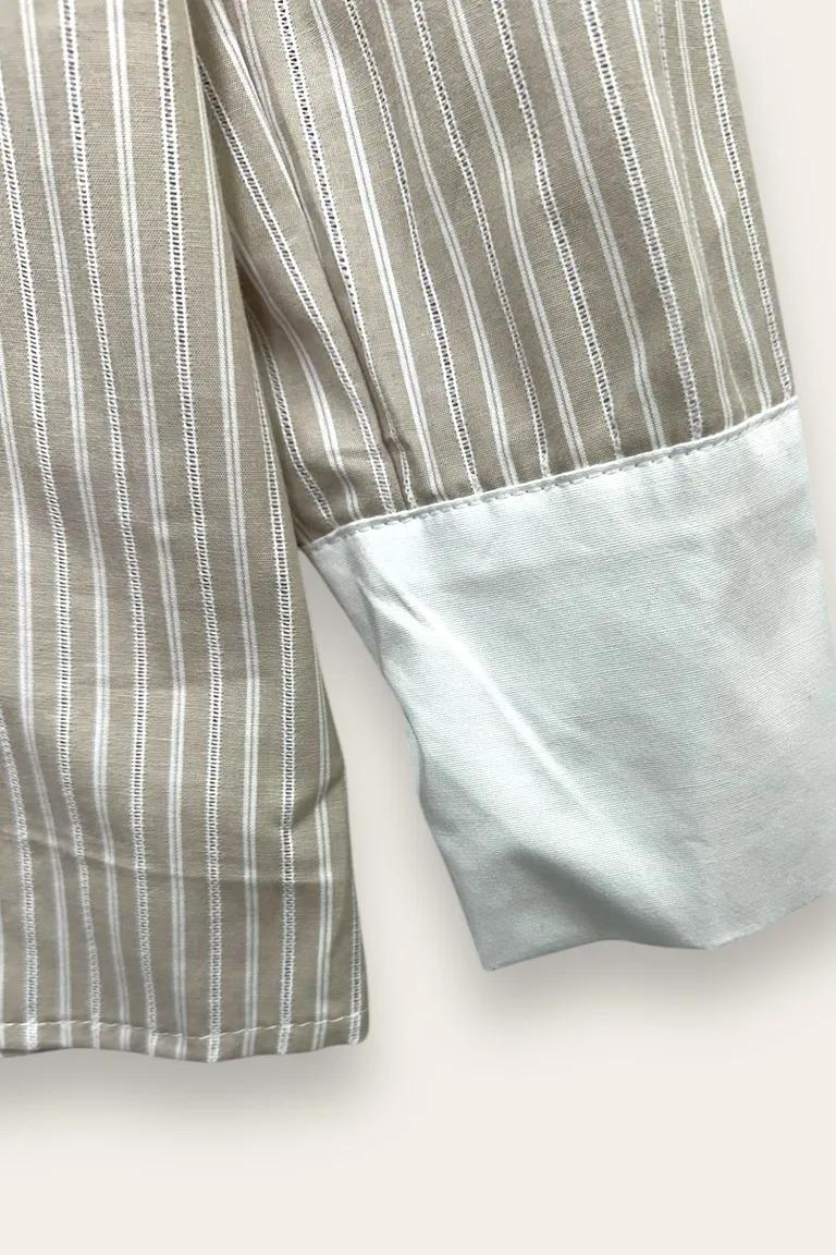 Camicia a righe CL-10684-CL-3517/Beige LOVEme