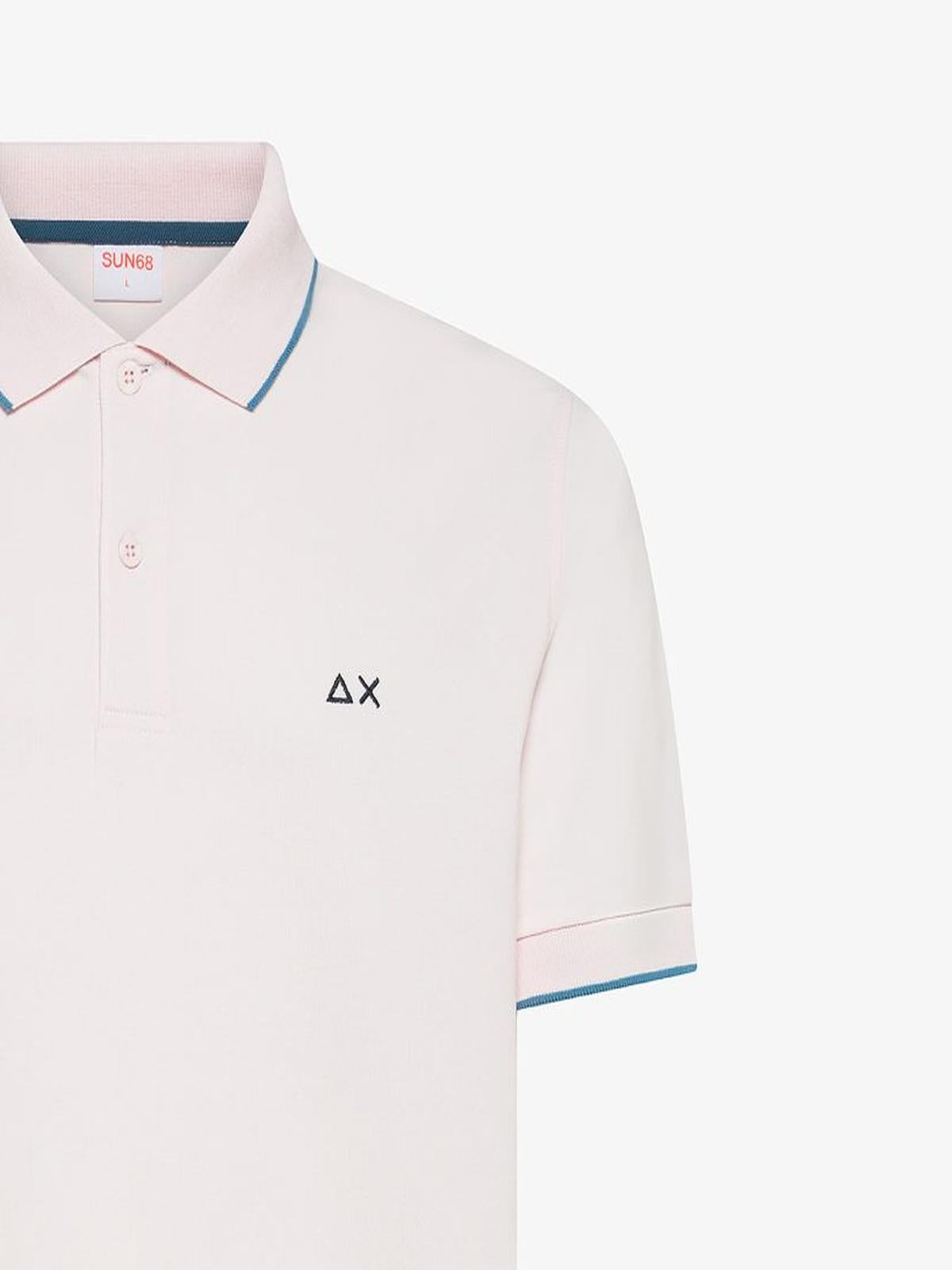 POLO SMALL STRIPE ON COLLAR S/S 