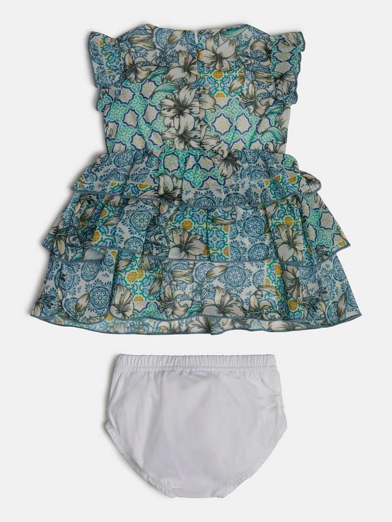 SET CHIFFON SL DRESS+PANTIES 