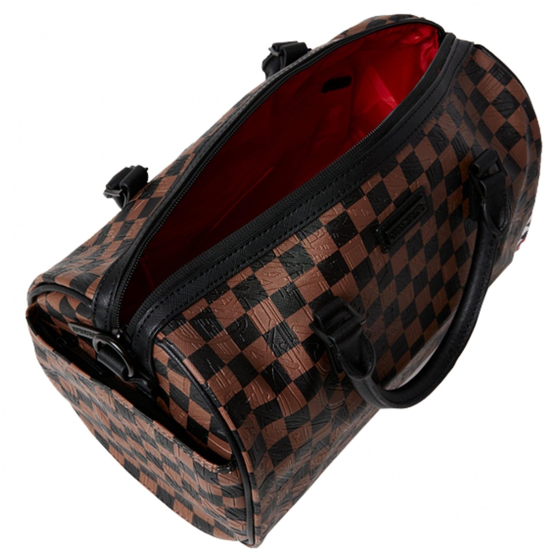 CHECK 2 EMBOSS MINI DUFFLE 